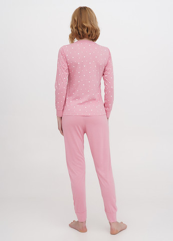 Розовая всесезон пижама (лонгслив, брюки) лонгслив + брюки Intimates