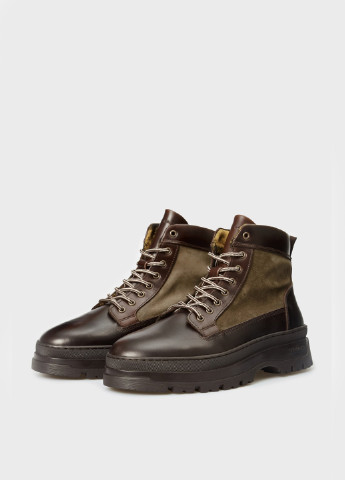 Темно-коричневые зимние ботинки Gant
