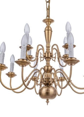 Люстра свічка підвісна класична BKL-347S/12 E14 Brille (253887469)