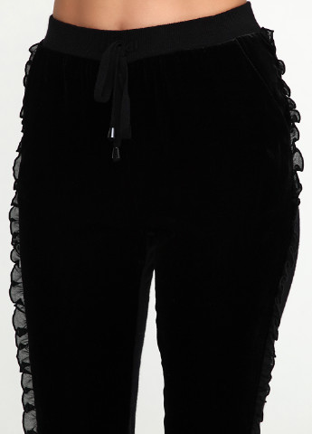 Черные кэжуал демисезонные зауженные брюки Pinko
