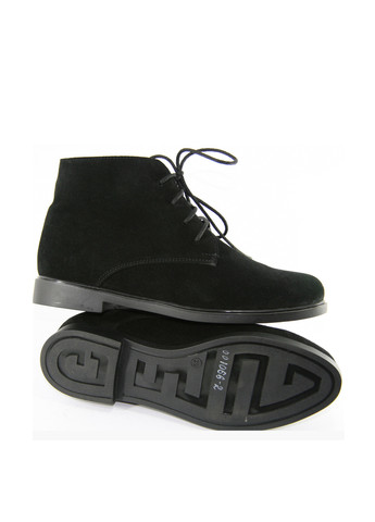 Осенние ботинки Mila со шнуровкой из натуральной замши