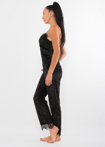 Пудровый демисезонный комплект (халат, топ, брюки) Ghazel