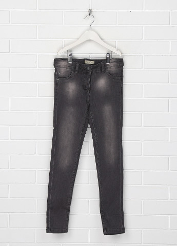 Темно-серые демисезонные зауженные джинсы Alive