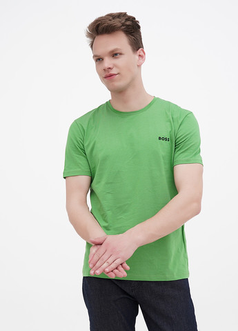 Зеленая футболка Hugo Boss