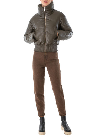 Оливковая (хаки) зимняя куртка Liu Jo