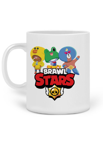 Кружка Бравл Старс (Brawl Stars) 330 мл горнятко керамічне (20259-1027) MobiPrint (219777172)