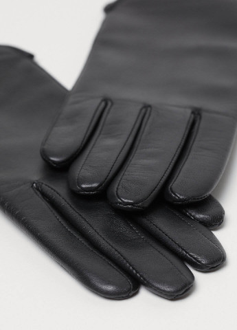 Рукавички H&M чорні кежуали штучна шкіра