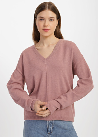 Розово-коричневый демисезонный пуловер пуловер Sewel