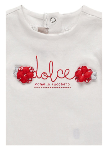 Белая летняя футболка Chicco