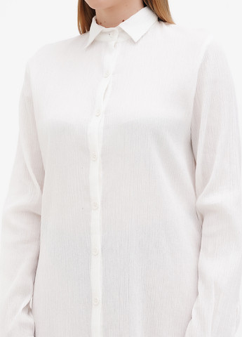 Білий кежуал сукня сорочка Boohoo однотонна
