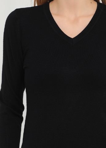 Чорний демісезонний пуловер пуловер Moni&co