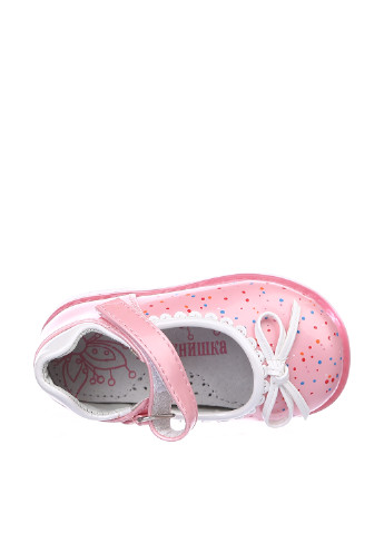Розовые туфли на низком каблуке Шалунишка