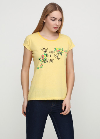 Жовта літня футболка Diyamor