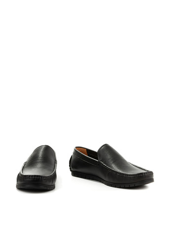 Черные мокасины Le'BERDES