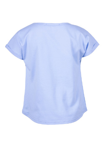 Блакитна літня футболка Flash