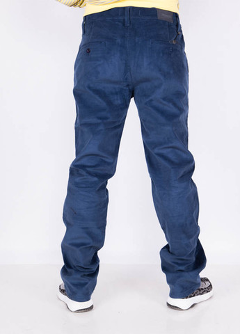 Синие кэжуал демисезонные прямые брюки Time of Style