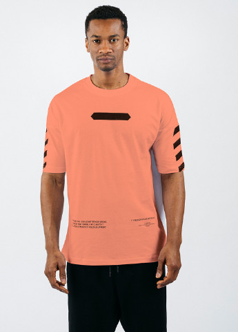 Персиковая футболка Eksibir