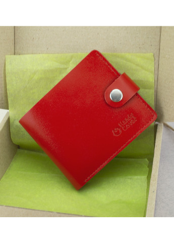 Подарунковий жіночий набір №62: обкладинка на паспорт + ключниця + портмоне (червоний) HandyCover (250140795)