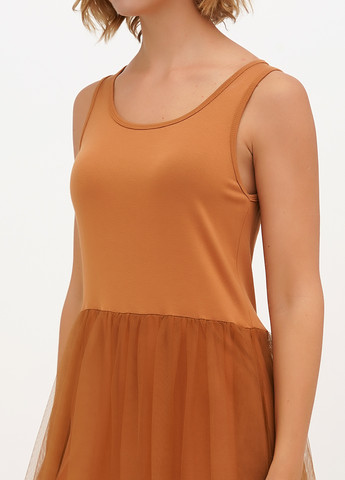 Коричнева кежуал сукня а-силует Joie Clair однотонна