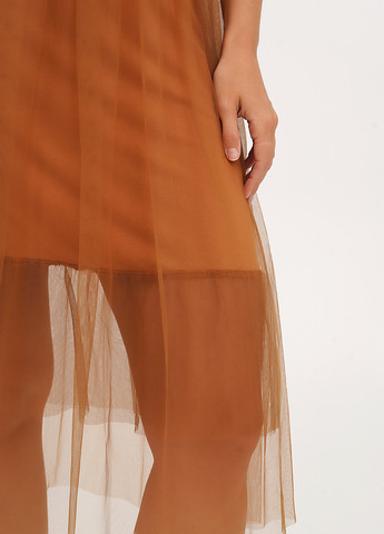 Коричнева кежуал сукня а-силует Joie Clair однотонна