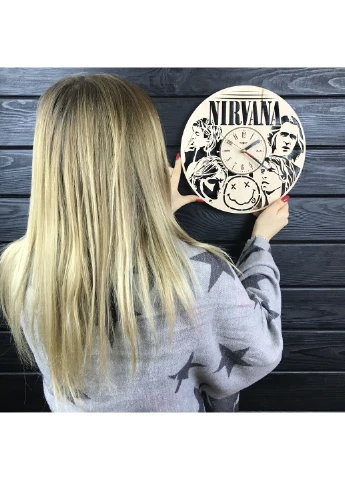 Тематичний інтер`єрний настінний годинник «Nirvana» 7Arts (253567872)
