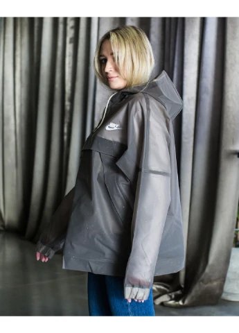 Коричневая демисезонная ветровка w nsw jkt anrk trpnt earth day Nike