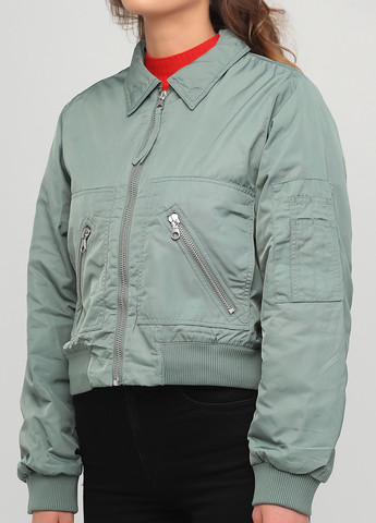 Серо-голубая демисезонная куртка Monki