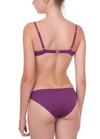 Фиолетовый летний купальник (лиф, трусы) ARMANI EA7
