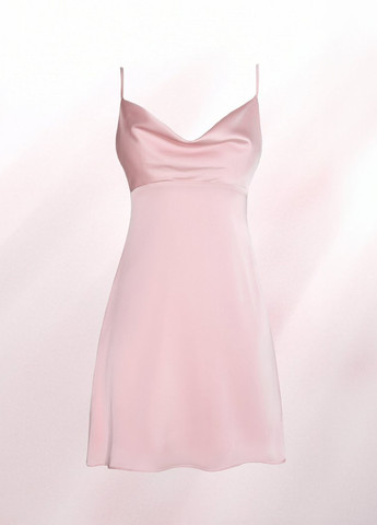 Розовое коктейльное платье платье-комбинация Gepur однотонное