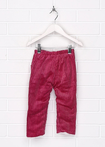 Малиновые кэжуал зимние прямые брюки Combix