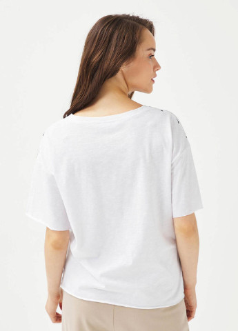 Белая летняя футболка Xint