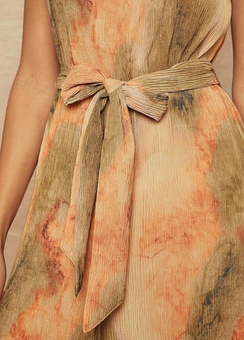 Комбінезон SHEIN комбінезон-брюки тай-дай комбінований кежуал поліестер