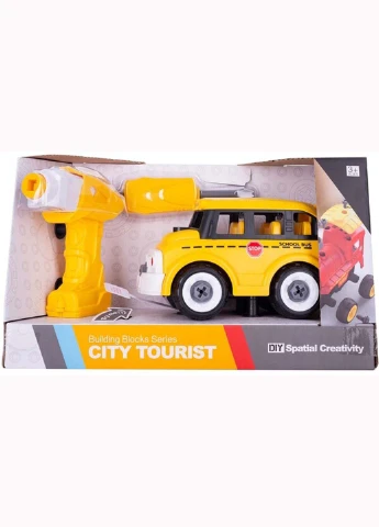 Конструктор DIY SPATIAL CREATIVITY Такси 22 элемента (207383288)
