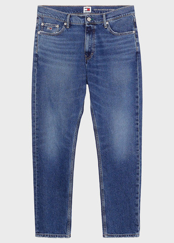 Синие демисезонные зауженные джинсы Tommy Jeans