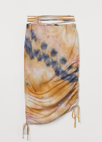 Разноцветная градиентной расцветки юбка H&M