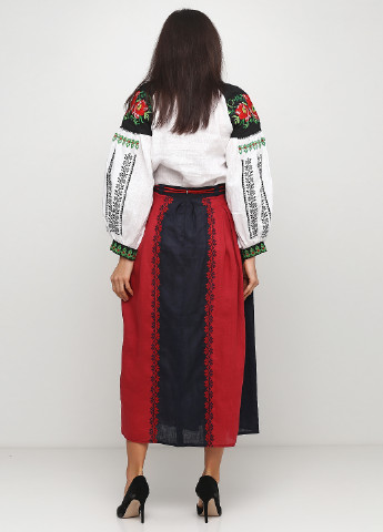 Разноцветная кэжуал с орнаментом юбка Lugin клешированная