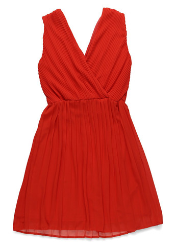 Теракотова кежуал сукня Vero Moda однотонна