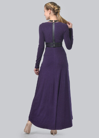 Фиолетовое кэжуал платье колокол Lada Lucci однотонное