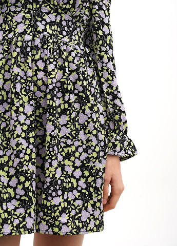 Комбінована кежуал сукня кльош Monki з квітковим принтом