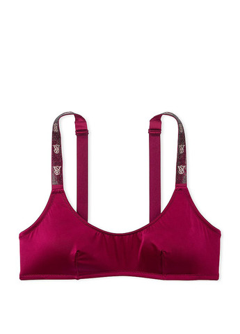 Бордовий демісезонний комплект (бюстгальтер, трусики) Victoria's Secret