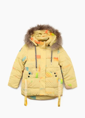 Жовта зимня куртка Snowgenius