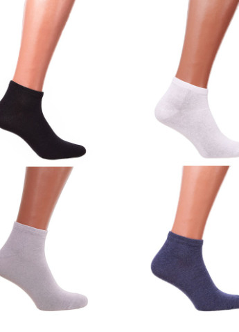 Набір чоловічих шкарпеток 10пар, короткі асорті (4 кольори) 39-42 Rix (229058825)