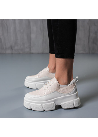 Кроссовки женские Gallant 3766 36 22,5 см Бежевый Fashion бежевые демисезоны (254441627)