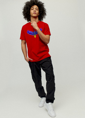 Червона футболка чоловіча YAPPI