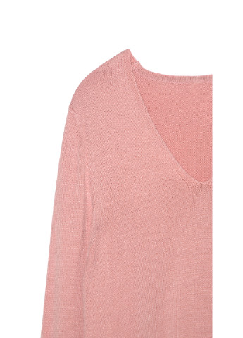 Светло-розовый демисезонный пуловер пуловер Conte