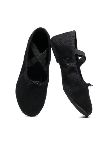 SHEIN Балетки чорний з текстиль, китай — всесезон (323262681)