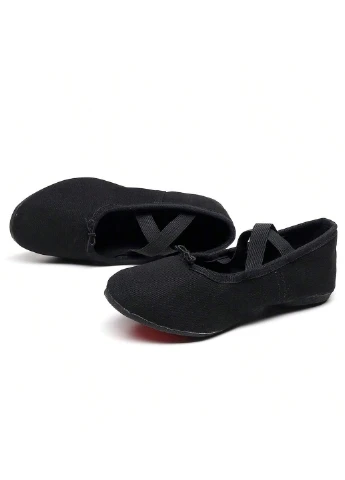 SHEIN Балетки чорний з текстиль, китай — всесезон (323262681)