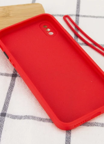 Чехол TPU Square Full Camera для Apple iPhone XS Max (6.5') Красный (is_00000042150_2) Epik (229728172)