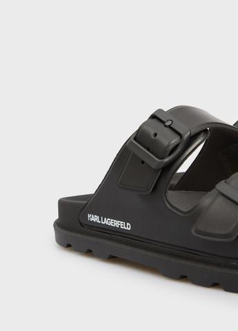 Черные кэжуал шлепанцы Karl Lagerfeld