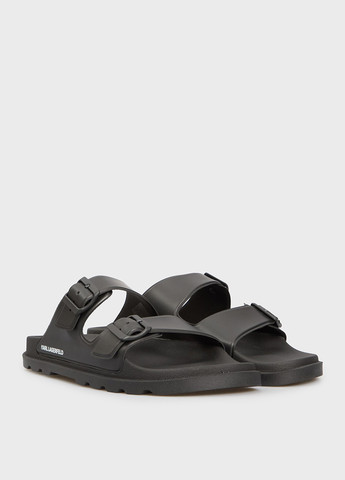 Черные кэжуал шлепанцы Karl Lagerfeld